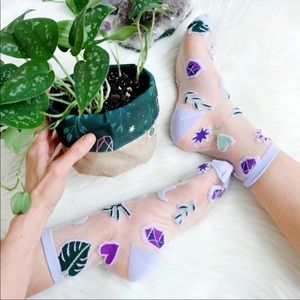 Cosmic Flora Socks